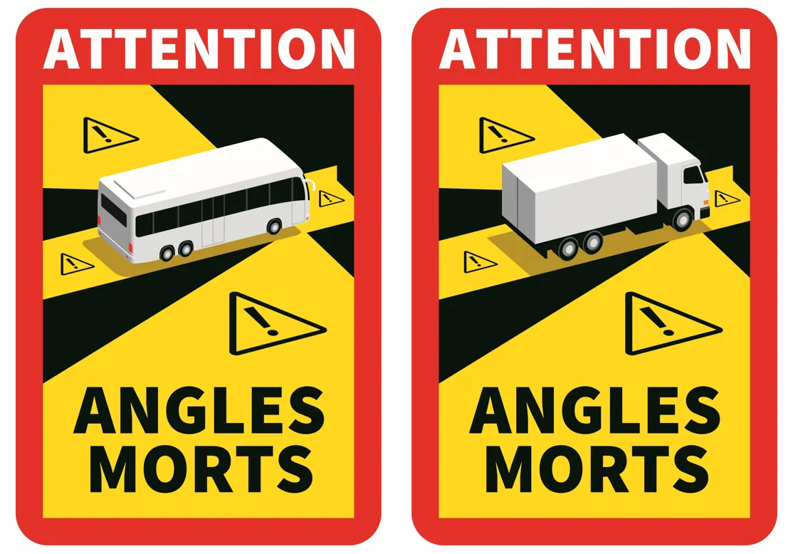 Nouveau : un dispositif de signalisation des angles morts obligatoire